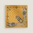 Brides et Destin bandana 55, ocre/noir/blanc