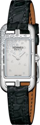 HERMES アナログ腕時計 黒レザー 楽天市場】HERMES エルメス 腕時計 Hウォッチ H watch PM 25mm