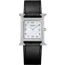 Heure H watch, Medium model, 30&nbsp;mm, noir