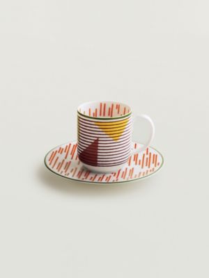 Taza de café y platillo Hermès Hippomobile n°2