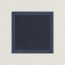 Façonnee Grand H pocket square 45, marine, no stock