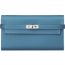 Portefeuille Kelly Classique, azur