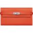 Kelly classic wallet, feu