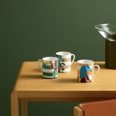 Rocabar set of 3 mugs | Hermès Saudi Arabia Rocabar set of 3 mugs | Hermès Saudi Arabia