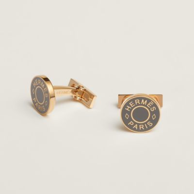 HERMES カフリンクス　Hリフト H au Carre cufflinks | Hermès USA