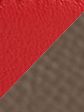 rouge radieux/étoupe