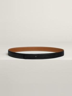 Reversible leather strap 24&nbsp;mm
