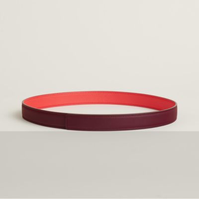 Reversible leather strap 24 mm