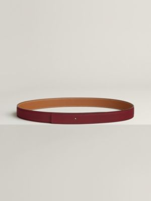 Reversible leather strap 24&nbsp;mm