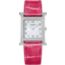 Heure H watch, Medium model, 30&nbsp;mm, framboise
