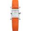 Montre Heure H, Mini modèle, 21&nbsp;mm, orange