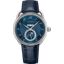 Arceau Grande Lune watch, 43 mm, bleu abysse