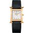 Heure H watch, Medium model, 30&nbsp;mm, noir