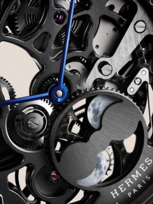 腕時計 《スリム ドゥ エルメス スケルトン リュンヌ》 39.5 mm, イメージ: 詳細図, detail, ビュー4の4