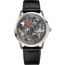 Slim d'Hermès Squelette Lune watch, 39.5&nbsp;mm, noir
