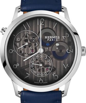Montre Slim d'Hermès, 39&nbsp;mm, Vue: Vue détaillée, crop, vue 2 sur 3