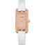 Nantucket Mini Plumetis watch, Small model, 29&nbsp;mm, blanc