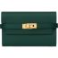 Kelly wallet, vert cyprès