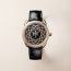 Arceau Double H watch, 34&nbsp;mm, noir
