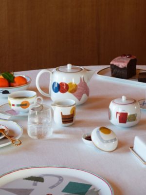 Taza de té y platillo Saut Hermès, Vista: vista de frente, front, vista 5 de 5