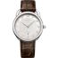 Arceau Le Temps voyageur watch, Large model, 38&nbsp;mm, Havane