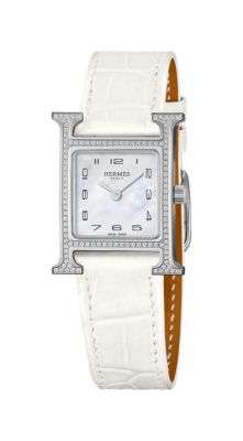 Hermes watch white 2025