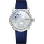 Arceau Petite Lune watch, Large model, 38&nbsp;mm, bleu navy