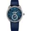 Arceau Grande Lune watch, 43&nbsp;mm, bleu navy, no stock