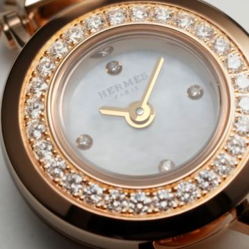 Faubourg Polka watch, Mini model, 15 mm | Hermès USA