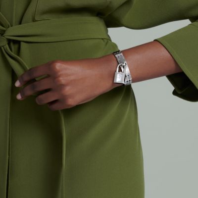 【正規品】Kelly watch Mini model 16mm ハーフパヴェ Kelly watch, Mini model, 16 mm | Hermès USA