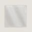 Faconnee Grand H pocket square 45, blanc