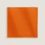 Faconnee Grand H pocket square 45, orange vif