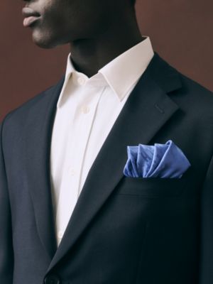 ポケットチーフ 45 《ファソネ・グランH》, イメージ: 着用例, worn, ビュー2の3