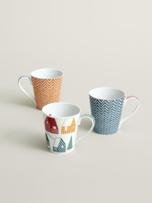 Coffret de 3 mugs Les Cabanes