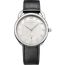 Arceau Le Temps voyageur watch, Large model, 38&nbsp;mm, noir