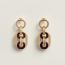 Eurydice earrings, small model, solaire
