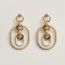 Eurydice earrings, large model, solaire