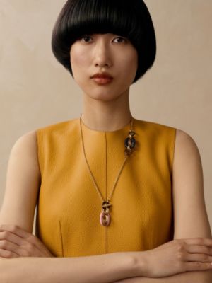 Eurydice pendant, small model, View: Worn, worn, view 2 of 4