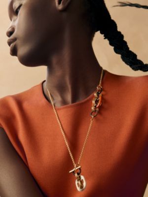 Eurydice pendant, small model, View: Worn, worn, view 2 of 3