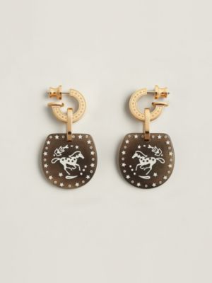 Cheval de Coeur earrings, small model