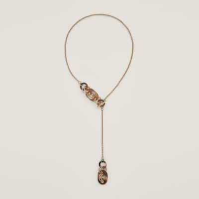 【HERMES】Eurydice pendant, small model 057083FD00_worn_4