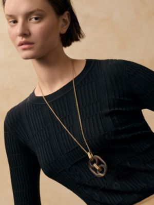 Eurydice pendant, large model, View: Worn, worn, view 2 of 3