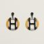 H Equipe earrings, illusion de nuit