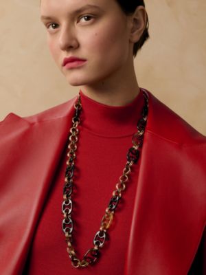 Eurydice long necklace, View: Worn, worn, view 3 of 5