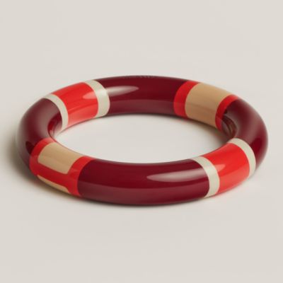 エルメス Hエキップ PM ラッカーウッドブレスレット エルメス Hエキップ PM ブレスレット バングル ラッカー/ウッド
