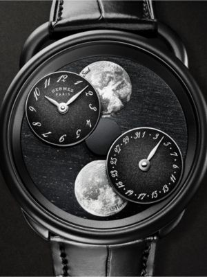 Arceau L'heure de la lune月讀時光腕錶，43 mm, 檢視: 細節, crop, 檢視共2張圖片的第2張