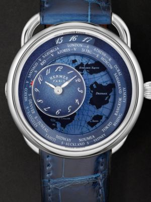 Arceau Le Temps Voyageur watch, Large model, 38&nbsp;mm, View: Detail, crop, view 4 of 5