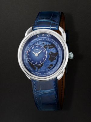 Arceau Le Temps Voyageur watch, Large model, 38&nbsp;mm, View: front, front, view 5 of 5