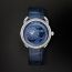 Montre Arceau Le Temps Voyageur, Grand modèle, 38&nbsp;mm, bleu saphir, Nous vous informerons lorsque ce produit sera disponible