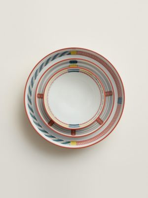 Tressages Equestres hollow dish, large model, View: above, above, view 3 of 4